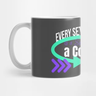 Every Setback is a Setup for a Comeback, growth mindset Mug